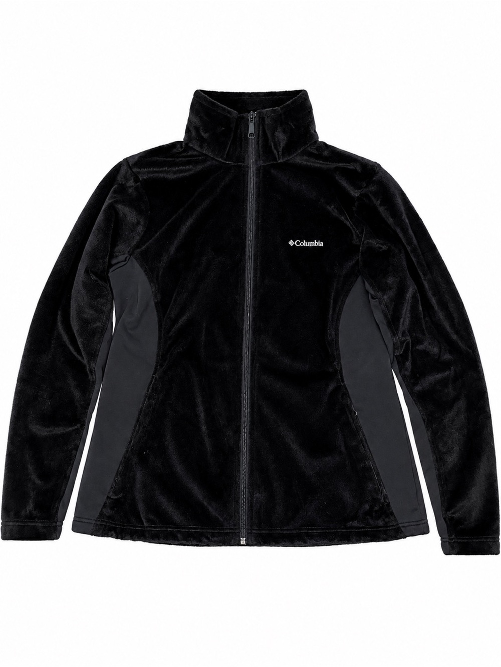 Columbia Women’s Omni-Heat Fleece Full Zip Jacket Black Size Large